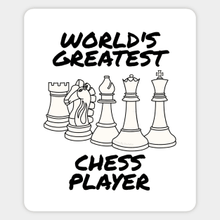 World's Greatest Chess Player Funny Sticker